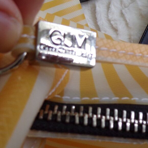 NWT Gianni Chiarini Designs GUM ITALIAN striped bag - Picture 8 of 13